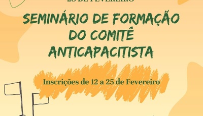 Seminário de Formação do Comitê Anticapacista