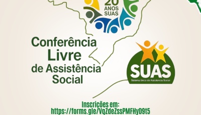 Vem aí a 1ª Conferência Livre de Assistência Social – Região Norte
